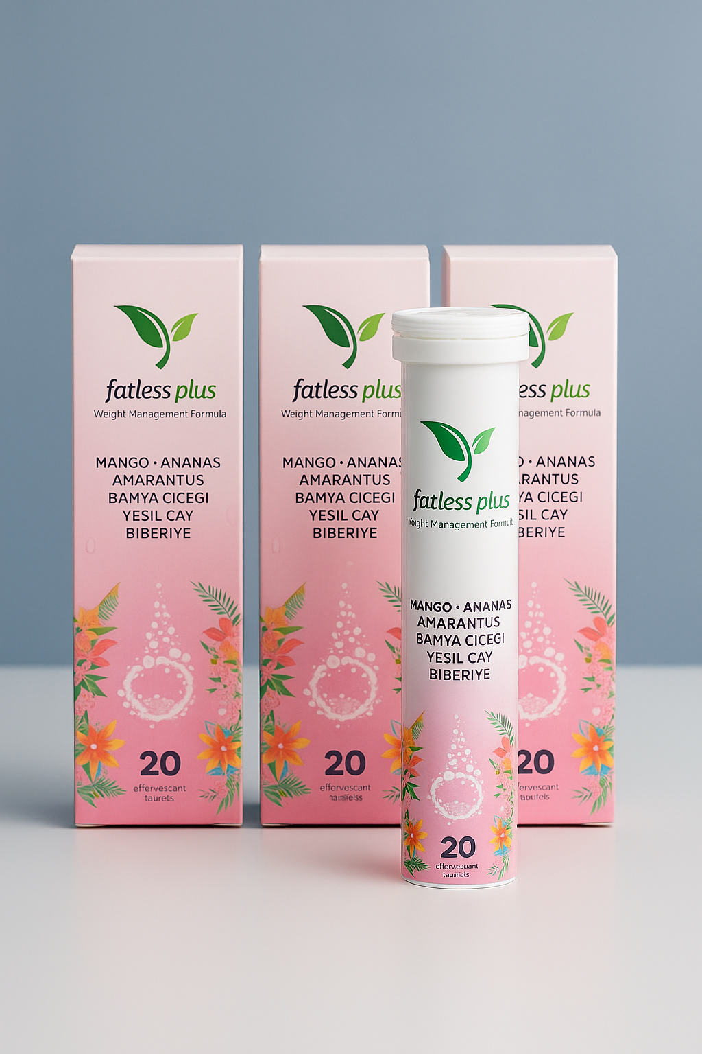 كورس شهر – 3 عبوات Fatless Plus فوار